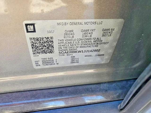 2018 BUICK ENCLAVE ESSENCE ESSENCE 13