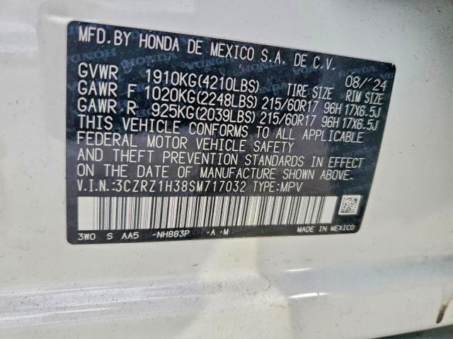 2025 HONDA HR-V LX LX 13