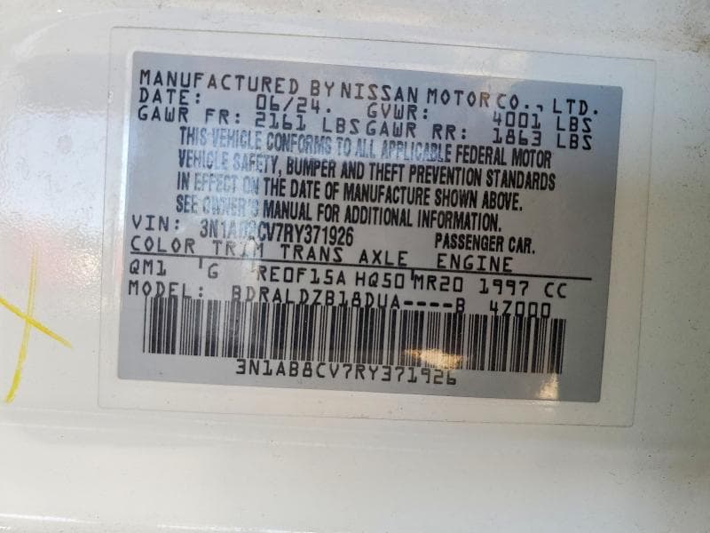 2024 NISSAN SENTRA SV 12