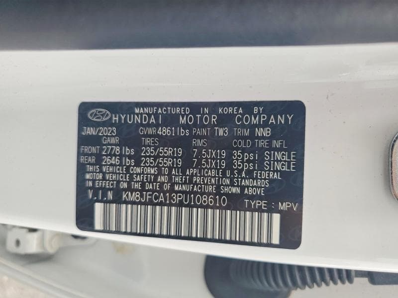 2023 HYUNDAI TUCSON SEL CONVENIENCE 12