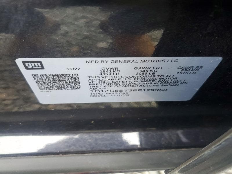 2023 CHEVROLET MALIBU LS 12