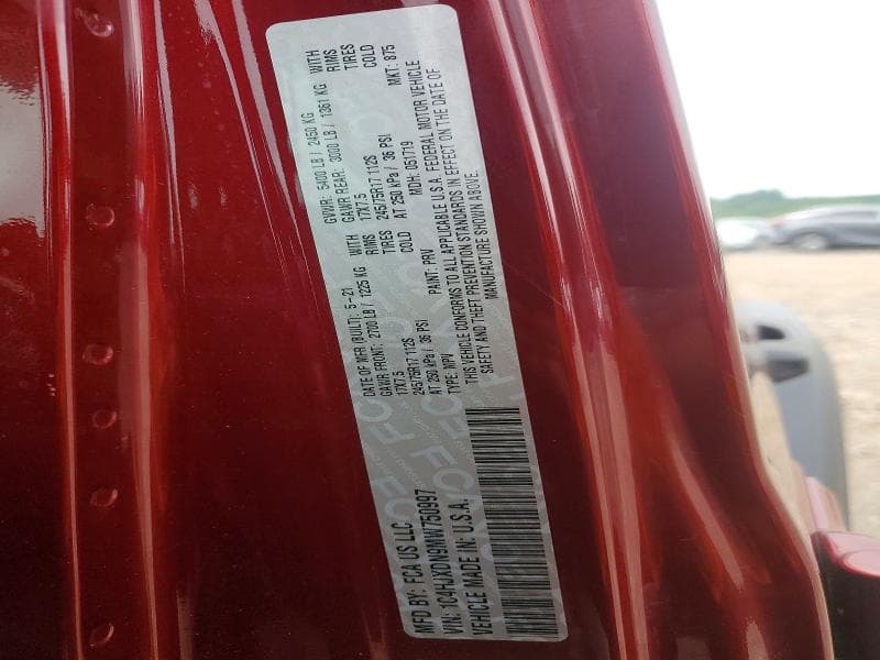 2021 JEEP WRANGLER UNLIMITED SPORT 12