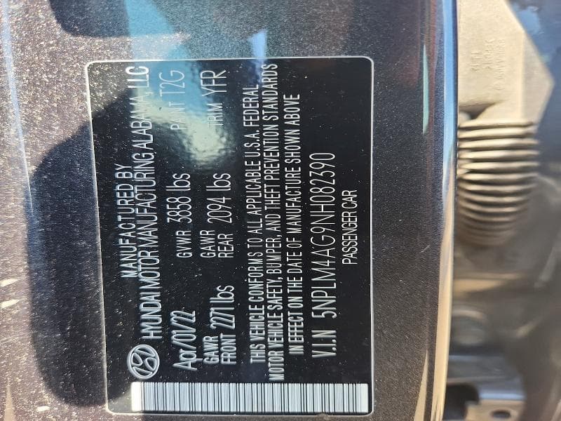 2022 HYUNDAI ELANTRA SEL 12