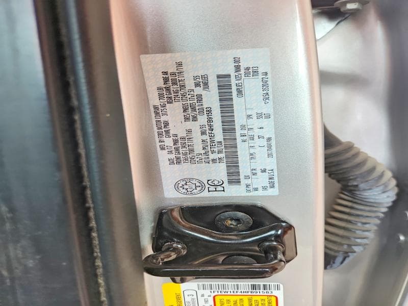 2017 FORD F150 SUPERCREW 12