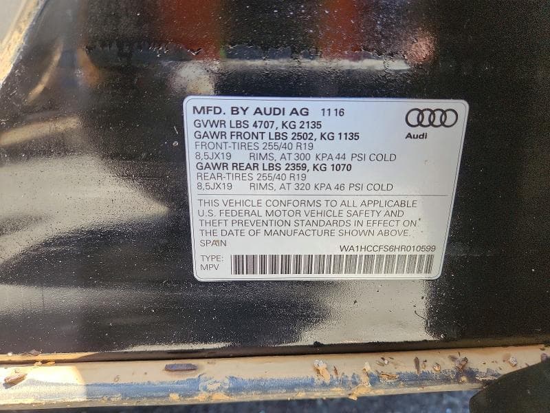 2017 AUDI Q3 PREMIUM PLUS 13