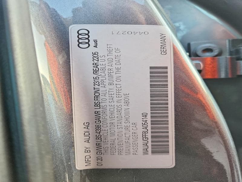 2020 AUDI A3 PREMIUM 13