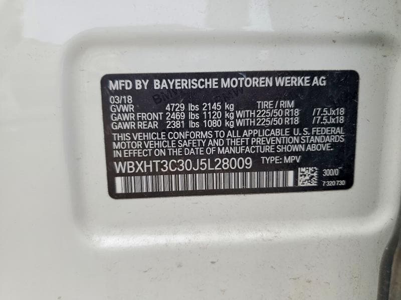 2018 BMW X1 XDRIVE28I 12