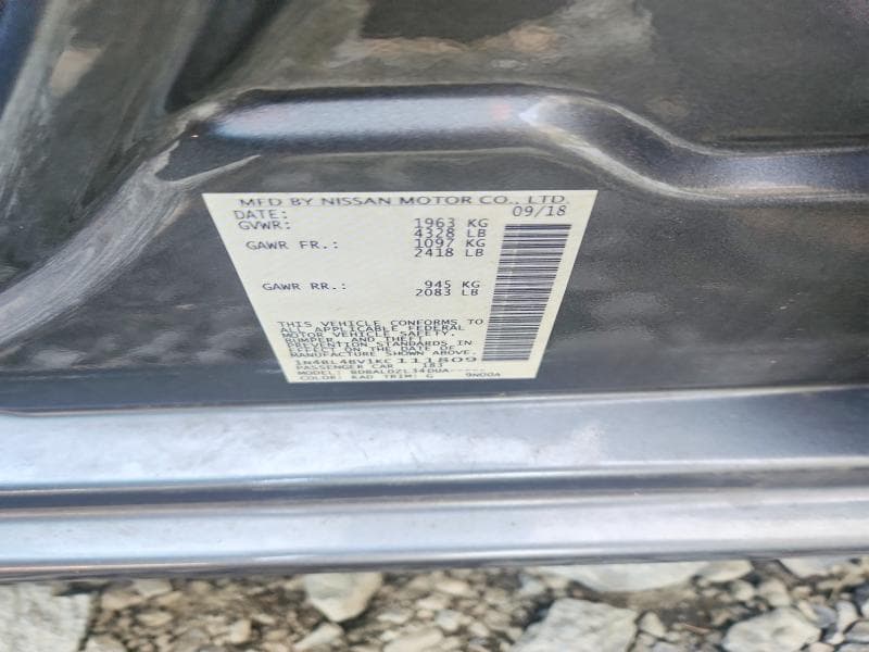 2019 NISSAN ALTIMA S 12