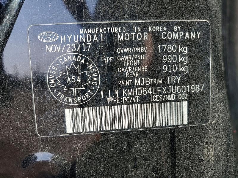 2018 HYUNDAI ELANTRA SEL 13