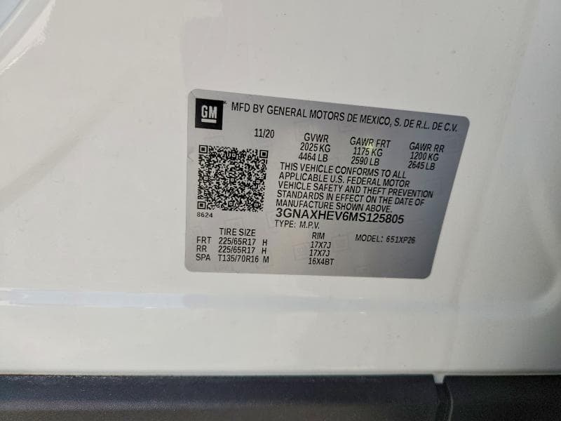 2021 CHEVROLET EQUINOX LS 13