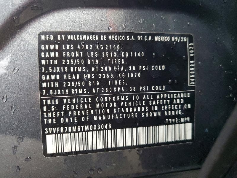 2026 VOLKSWAGEN TIGUAN SE 13