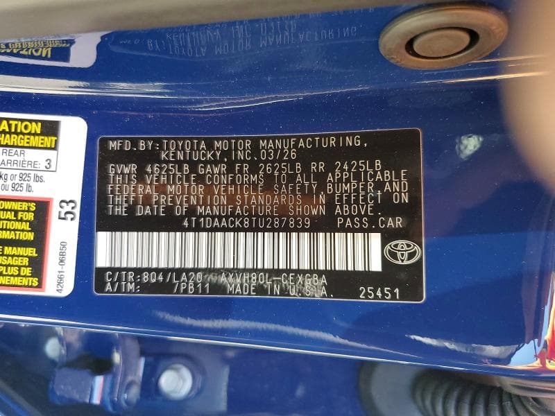 2026 TOYOTA CAMRY XLE 13