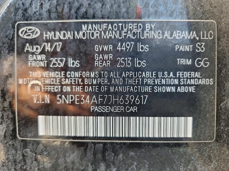 2018 HYUNDAI SONATA SEL 13