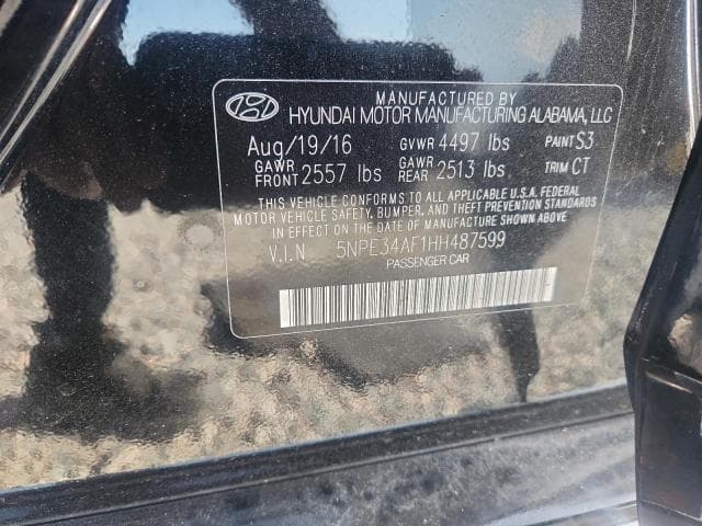 2017 HYUNDAI SONATA SPORT 12
