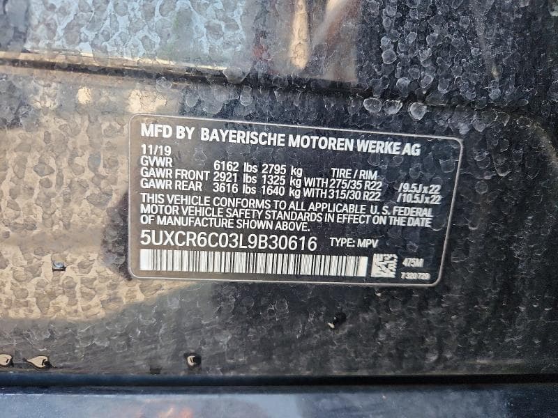 2020 BMW X5 XDRIVE40I 13