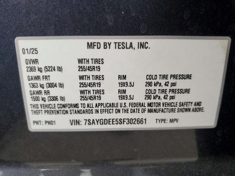 2025 TESLA MODEL Y 13
