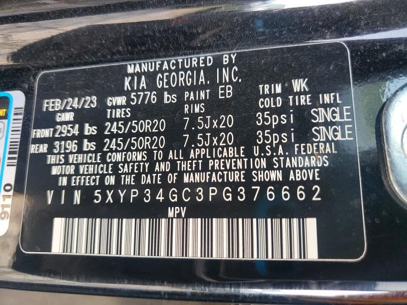 2023 KIA TELLURIDE EX 13
