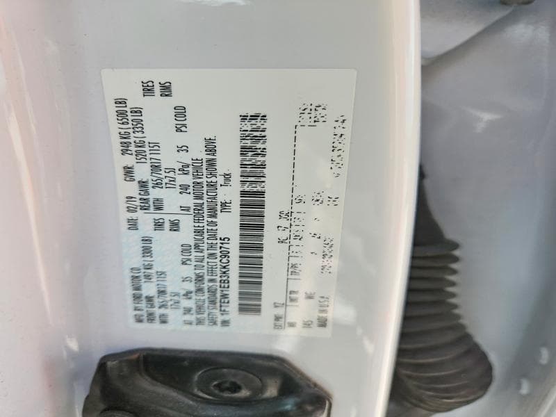 2019 FORD F150 SUPERCREW 13