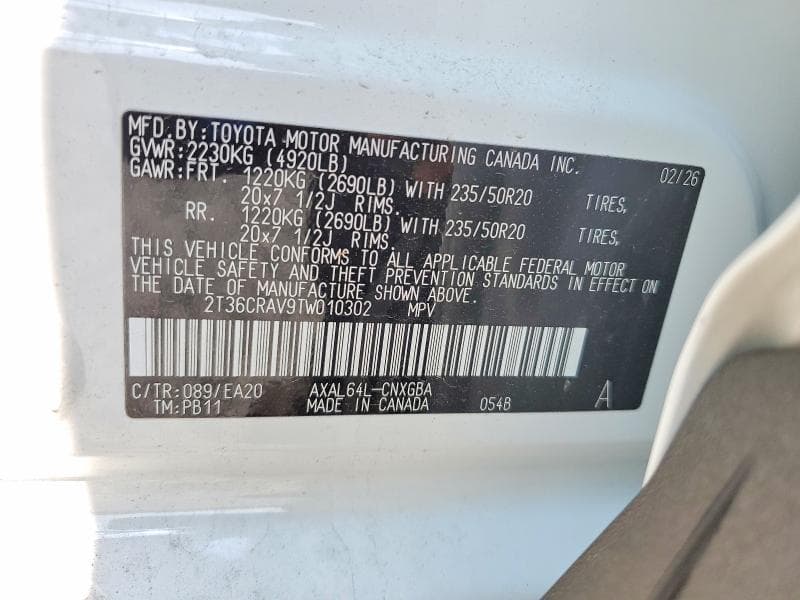 2026 TOYOTA RAV4 LIMITED LIMITED 13