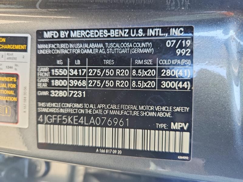 2020 MERCEDES-BENZ GLS 450 4MATIC 13
