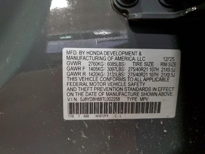 2026 ACURA MDX TYPE S ADVANCE 12