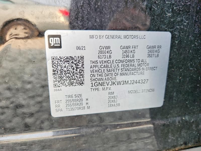 2021 CHEVROLET TRAVERSE RS 14