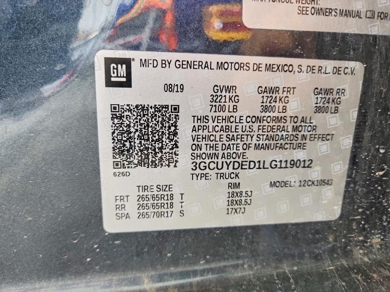 2020 CHEVROLET SILVERADO K1500 LT 12