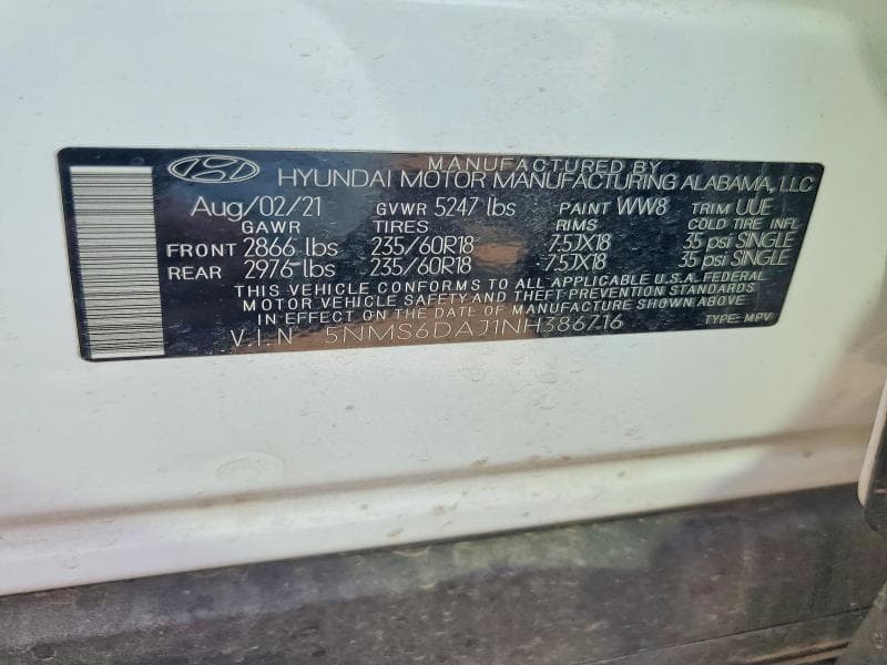 2022 HYUNDAI SANTA FE SEL 14