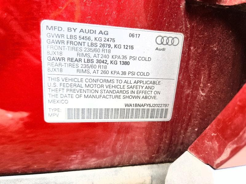 2018 AUDI Q5 PREMIUM PLUS 13