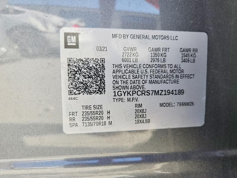 2021 CADILLAC XT6 PREMIUM LUXURY 14