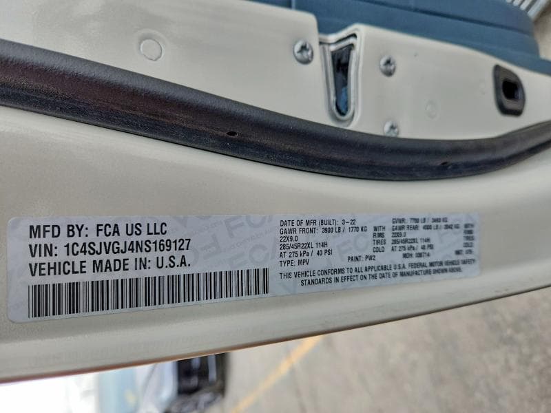 2022 JEEP GRAND WAGONEER SERIES III 13
