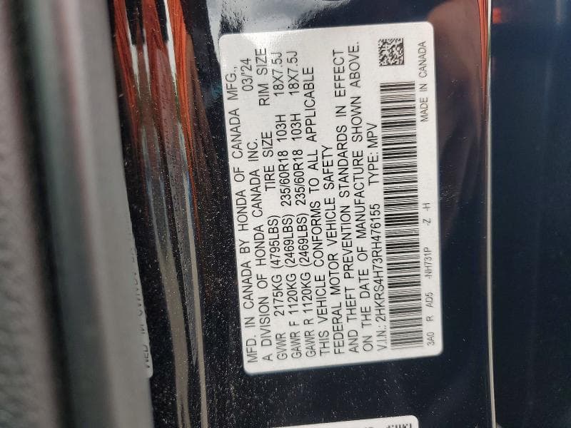 2024 HONDA CR-V EXL EXL 13