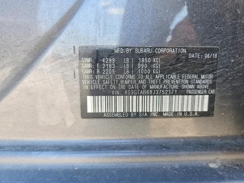 2018 SUBARU IMPREZA PREMIUM PREMIUM 12