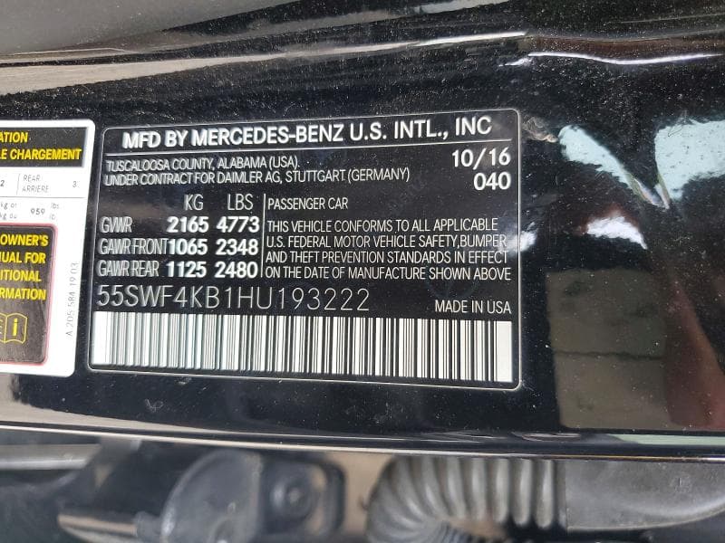 2017 MERCEDES-BENZ C 300 4MATIC 12