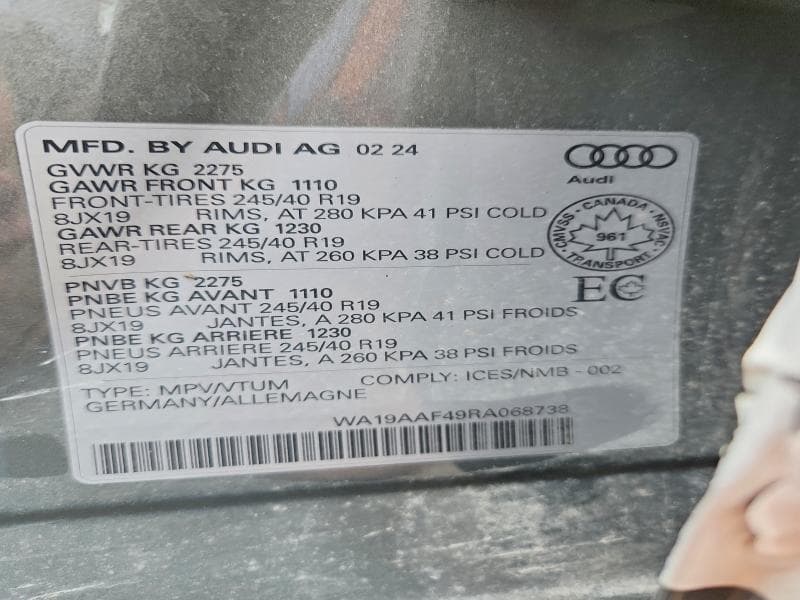 2024 AUDI A4 ALLROAD PRESTIGE 13