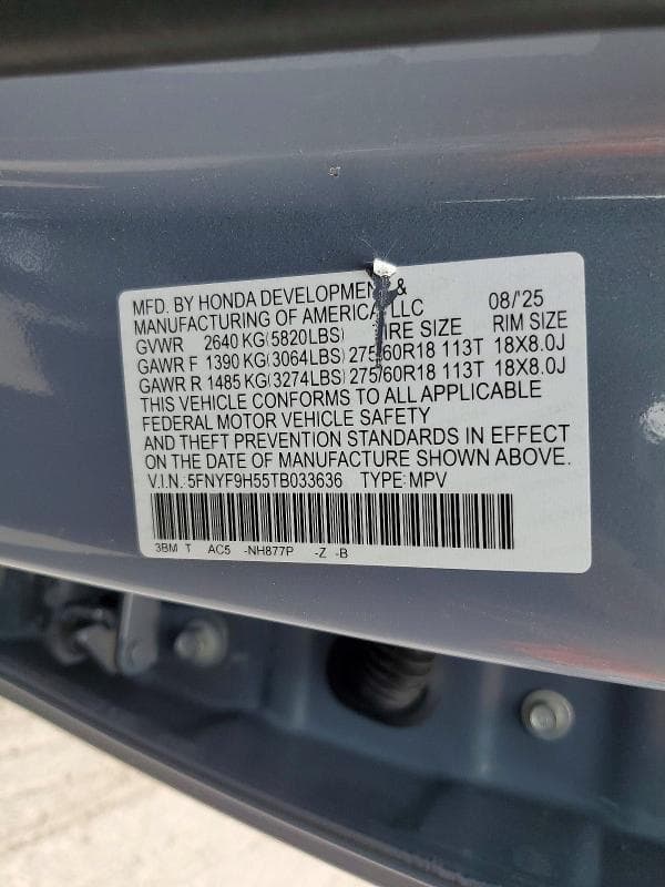 2026 HONDA PASSPORT TRAIL SPORT 14