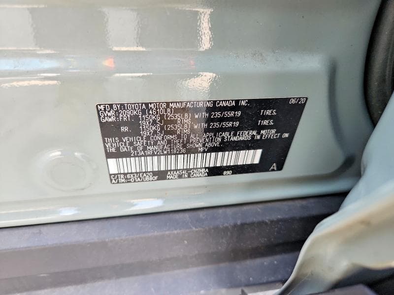2020 TOYOTA RAV4 XLE PREMIUM 13