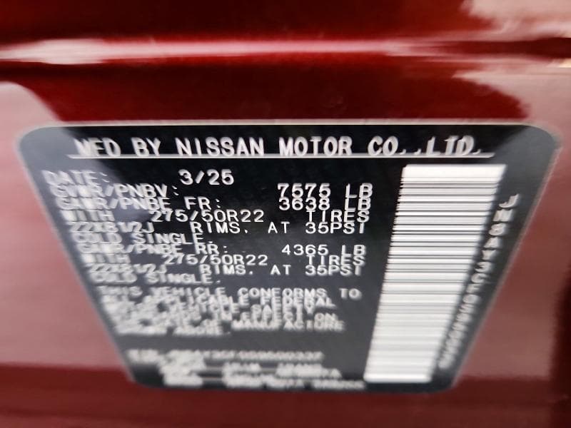 2025 NISSAN ARMADA PLATINUM RESERVE 13