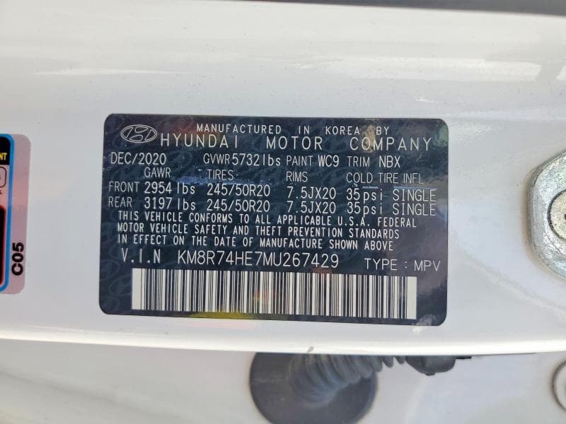 2021 HYUNDAI PALISADE CALLIGRAPHY 13