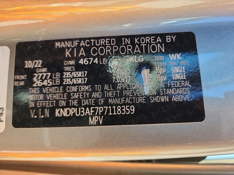 2023 KIA SPORTAGE LX 12