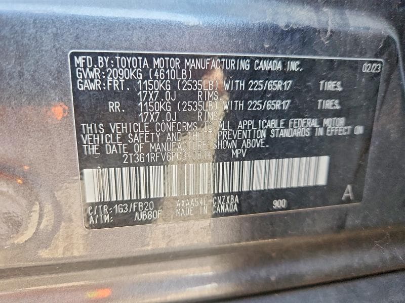 2023 TOYOTA RAV4 LE 13