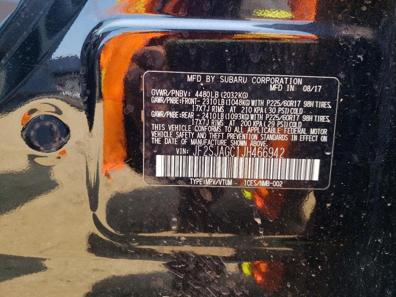 2018 SUBARU FORESTER 2.5I PREMIUM 13