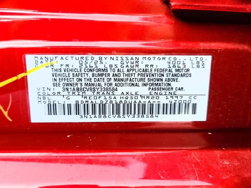 2025 NISSAN SENTRA SV 12