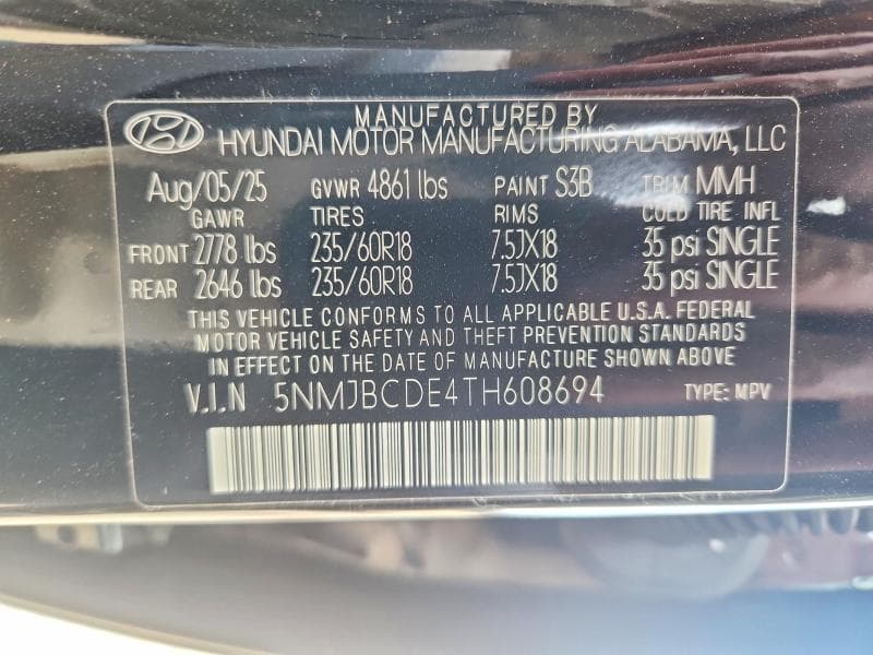 2026 HYUNDAI TUCSON SEL SEL 12