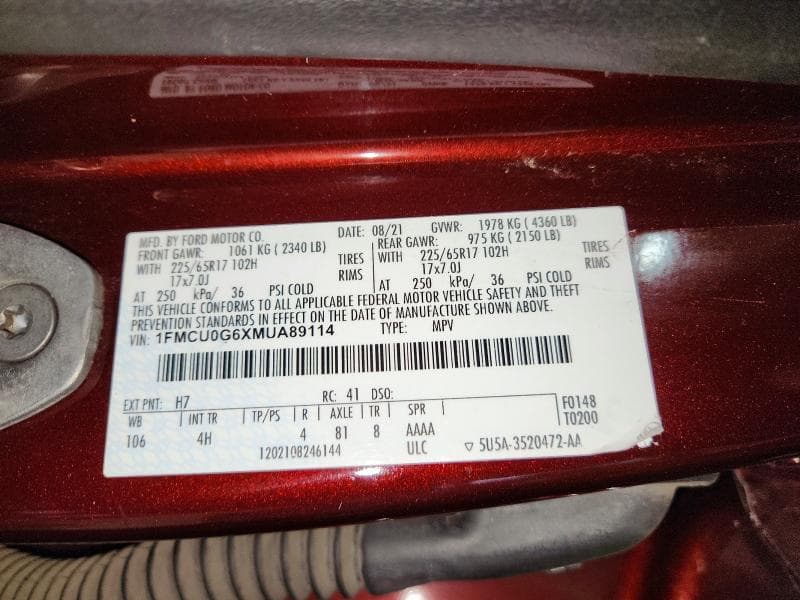 2021 FORD ESCAPE SE 13