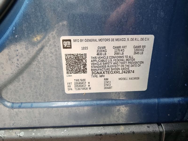 2024 CHEVROLET EQUINOX LT 13