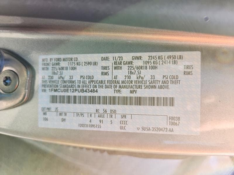2023 FORD ESCAPE 14