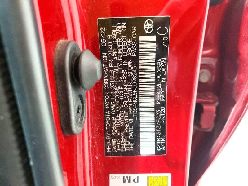 2022 TOYOTA COROLLA SE 13