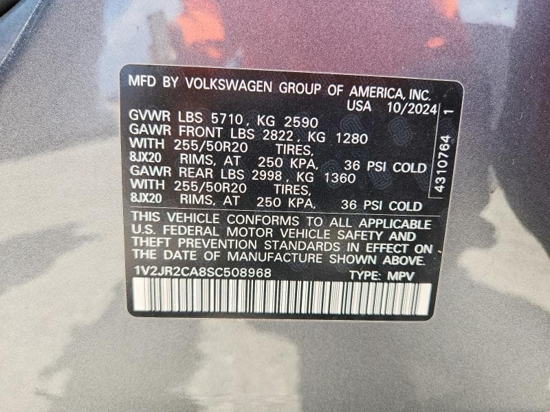2025 VOLKSWAGEN ATLAS SE 14