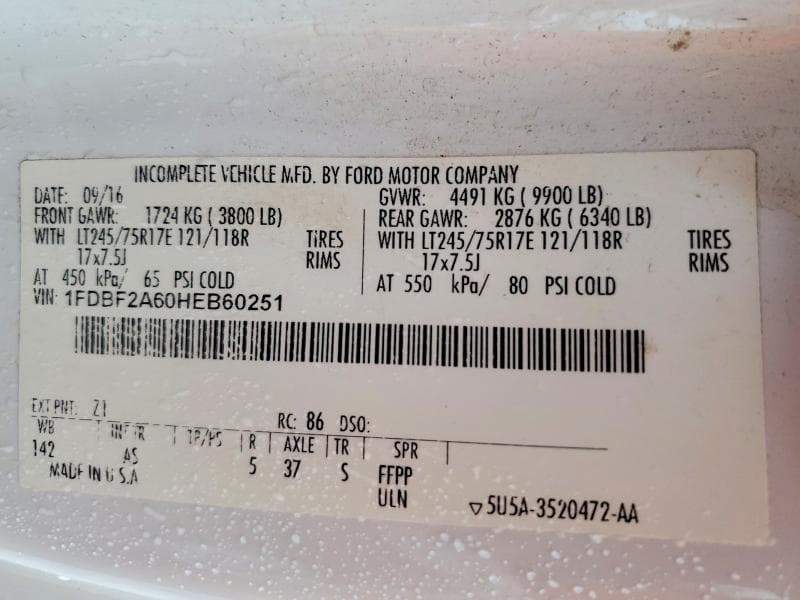 2017 FORD F250SUPDTY 13